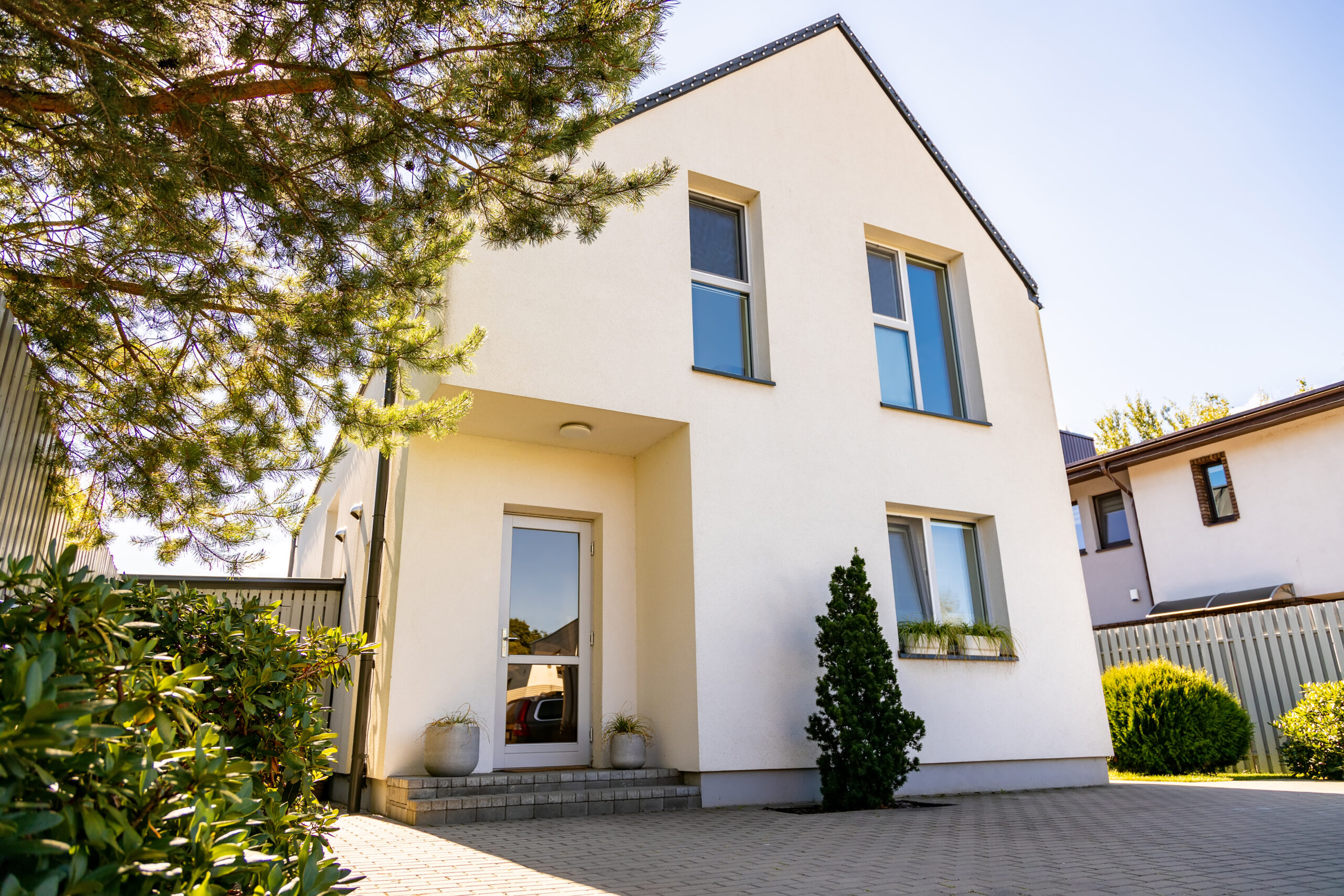 Fassadenbeschichtung eines Hauses in Mecklenburg-Vorpommern, Malchin